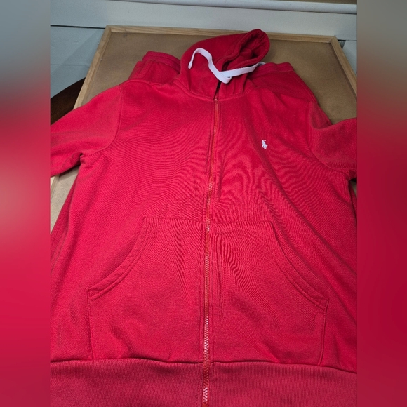 Polo by Ralph Lauren Red Track Pants & Hoodie Set - Picture 10 of 14